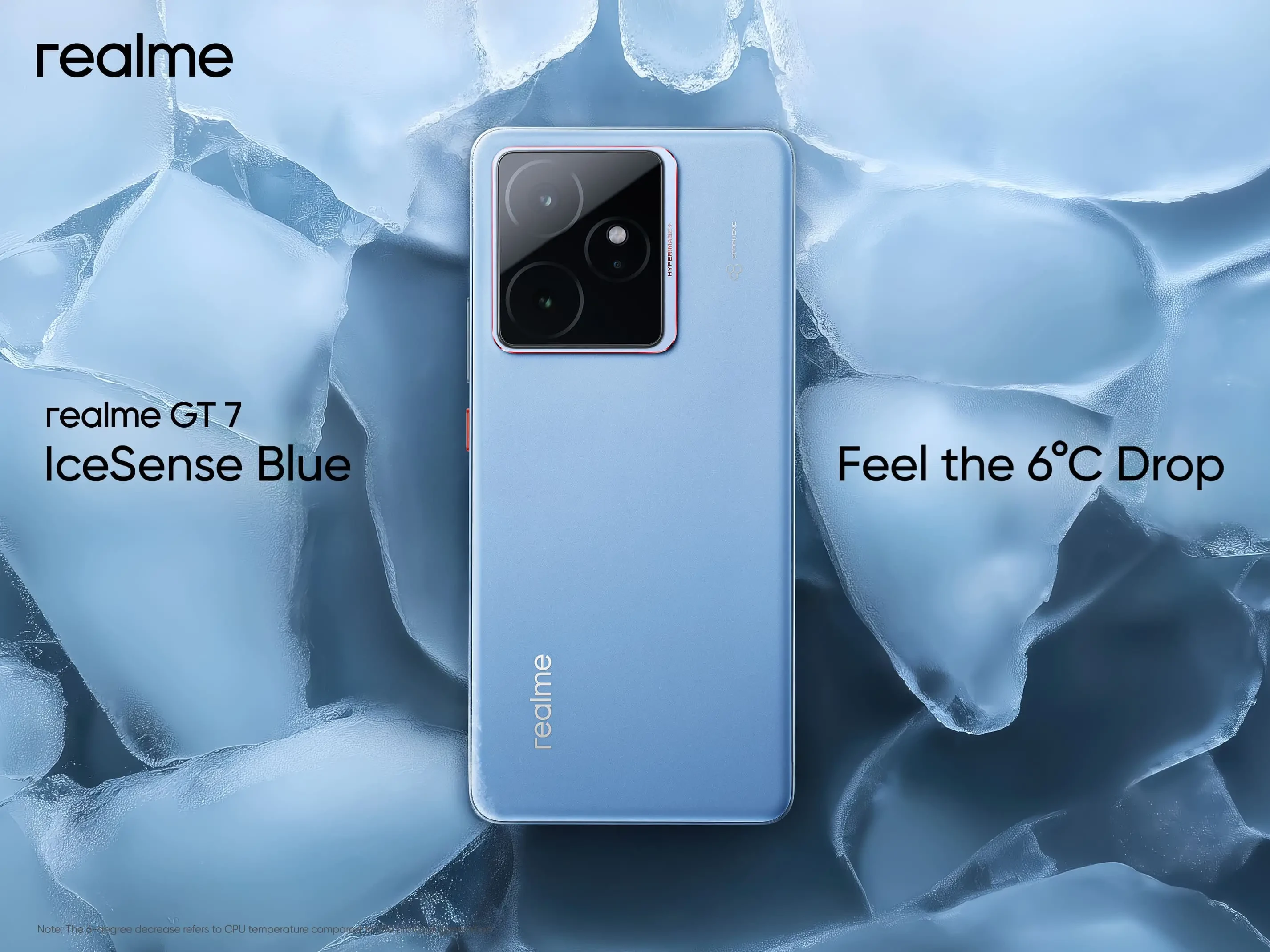 realme GT 7 IceSense Blue